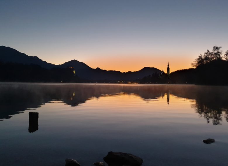 Sunrise in Bled